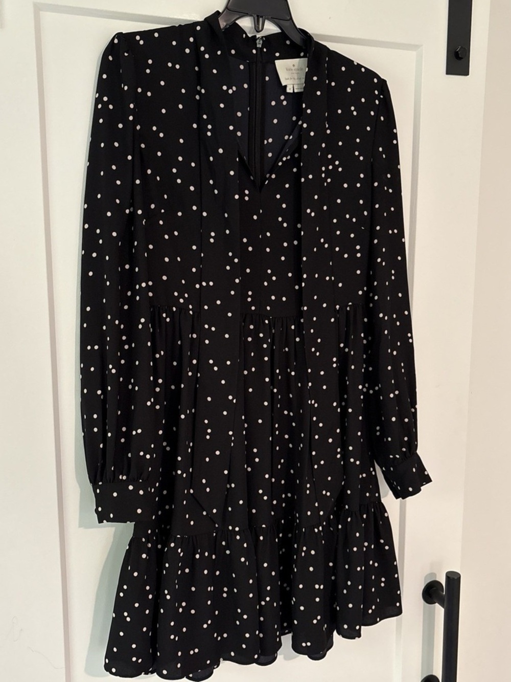 kate spade Black and White Polka Dot Mini Dress